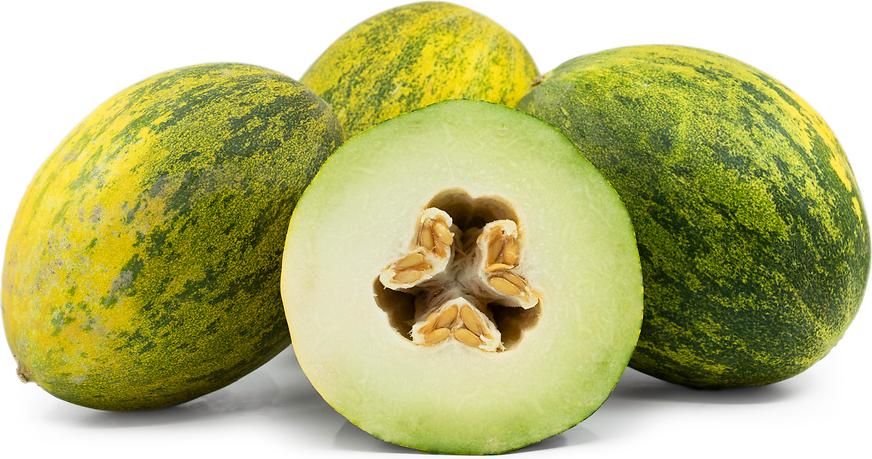 Cucumis melo 'Santa Claus or Christmas Melon' - Melon, Santa Claus or Christmas Melon from My Organic Table
